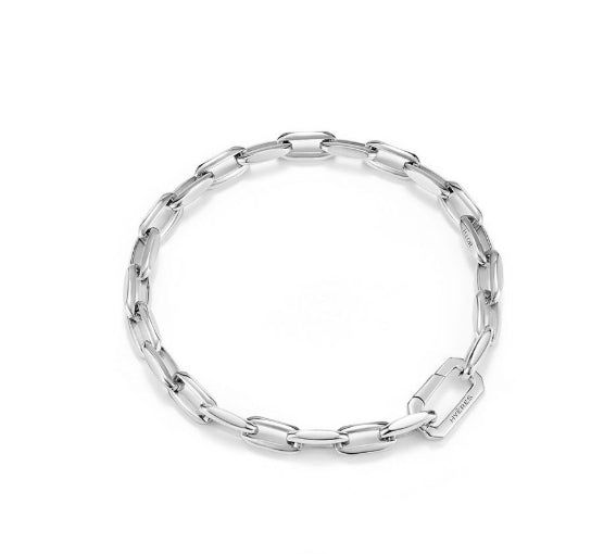 26SS★ [Premium Plating] Name AB(W) Bold Chain Bracelet