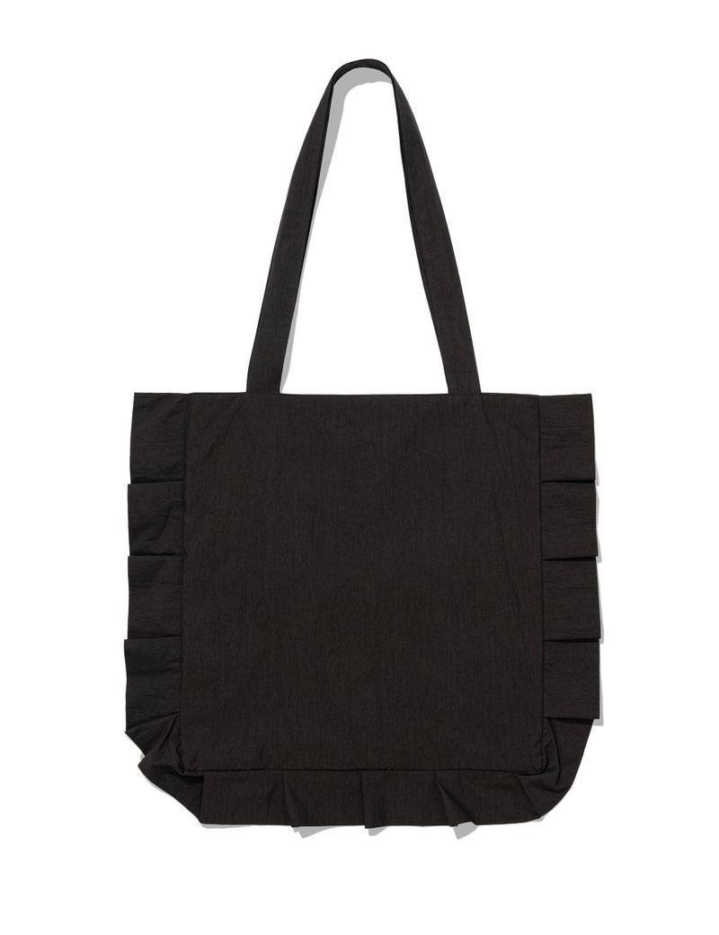 RIBBON ECO BAG(CHARCOAL)