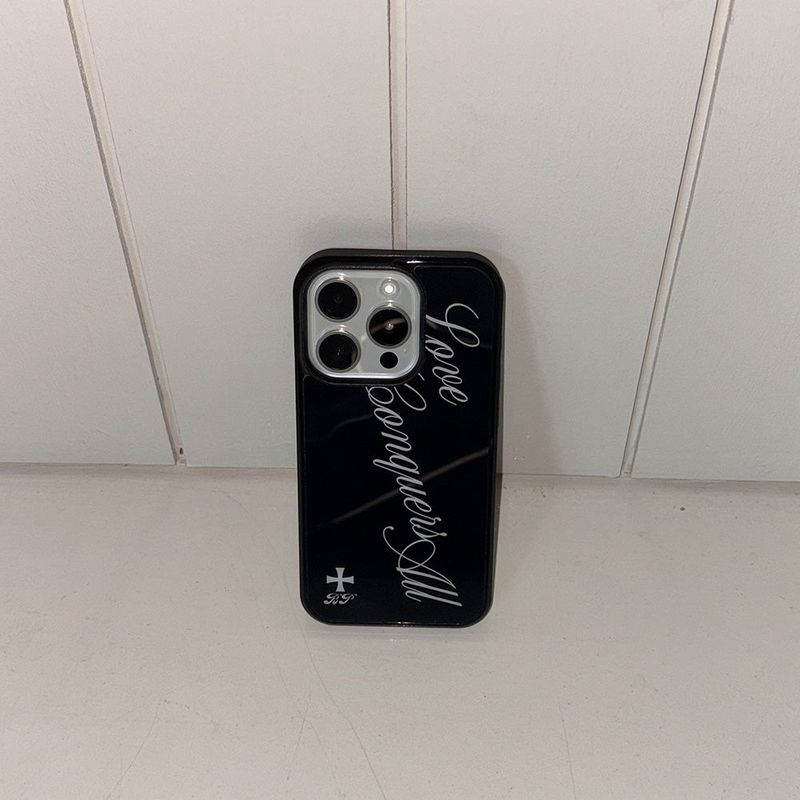 Love All glass case (black)