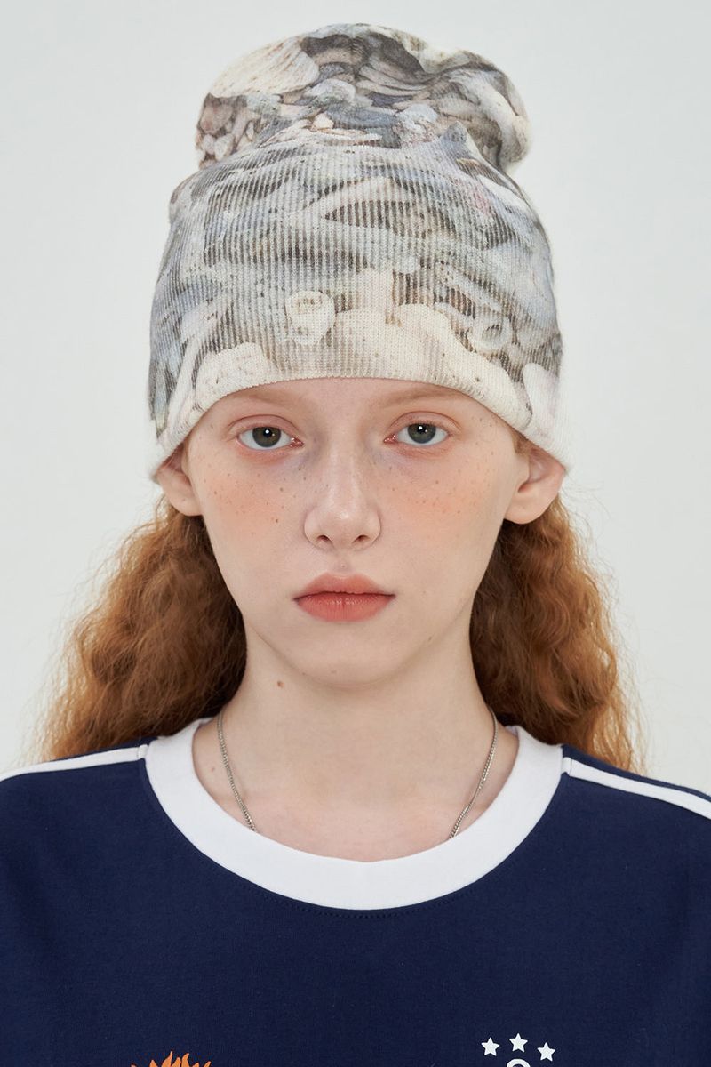 UNALLOYED（アナロイド）の「PRINTED BEANIE - SHELL（Hats）」