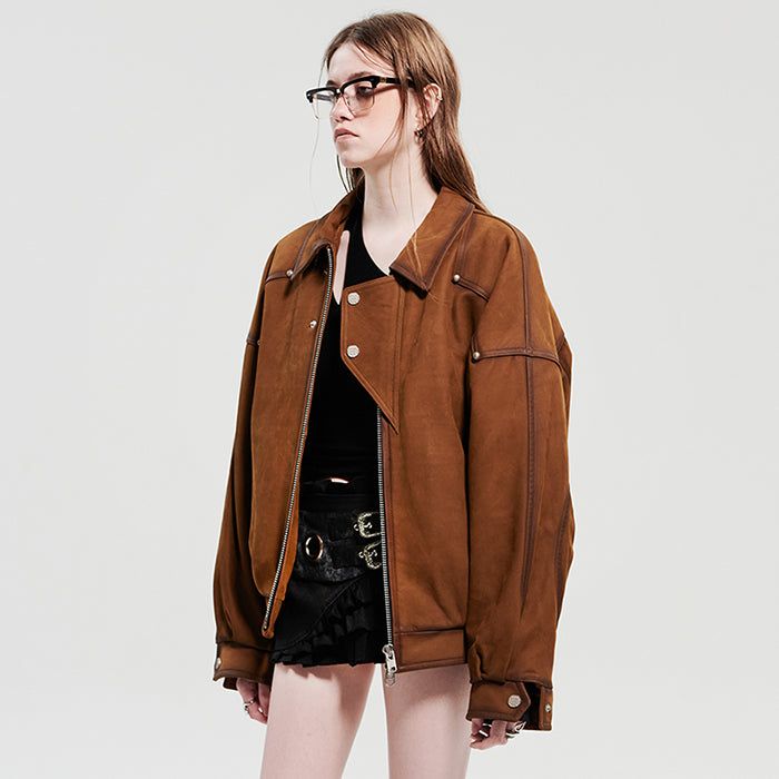 HOLY NUMBER 7(ホーリーナンバーセブン)の「WESTERN LEATHER JACKET_BROWN(Jackets/Outerwear)」