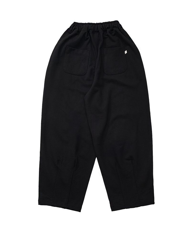 PAISLEY EMB. H-T SWEAT PANTS (Black)