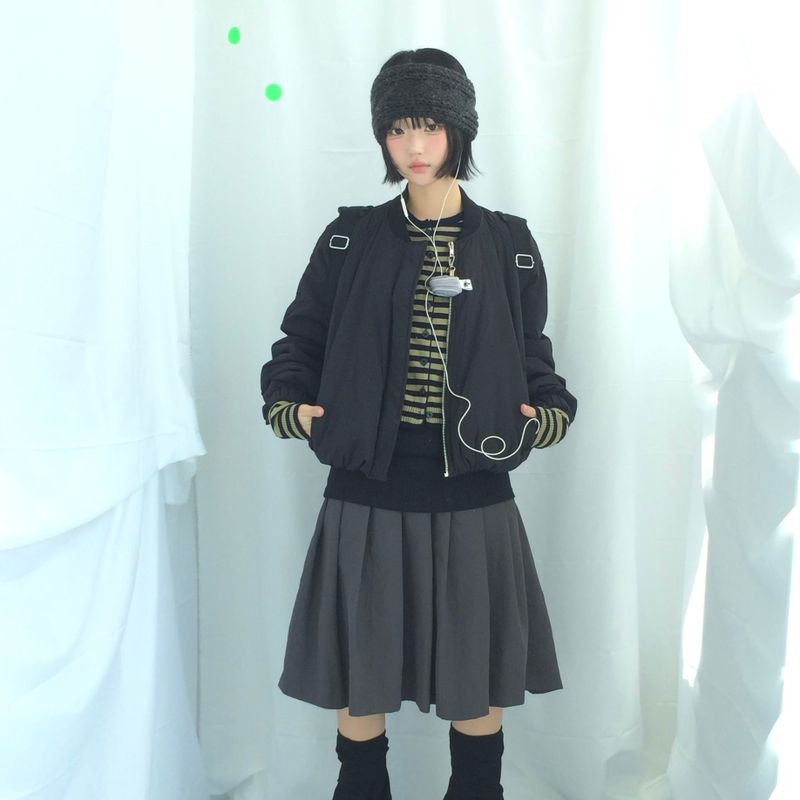 ner.ui.bin（ノエビン）の「Cozy Striped Cardigan（Tops）」