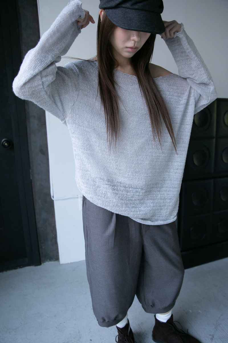 omoosoohy（オムスヒ）の「soft slub loose knit top(2colors)（Tops）」