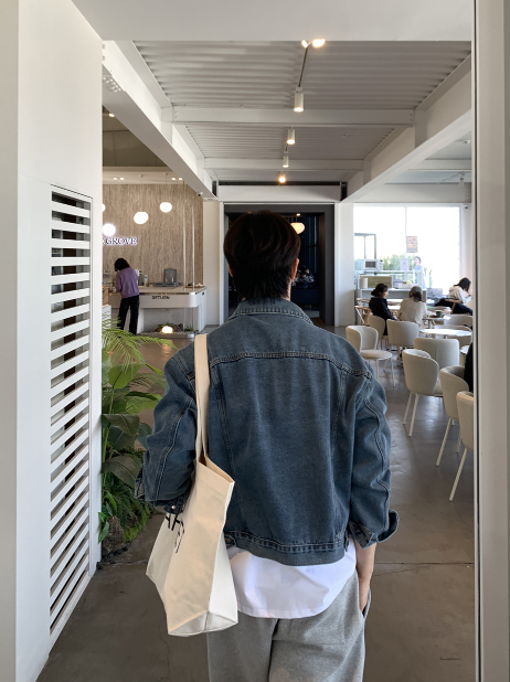Nechis Washed Cropped Denim Jacket