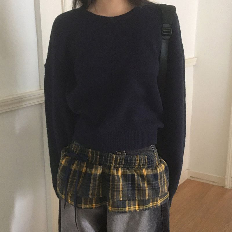 Posol Basic Short Round Knitwear