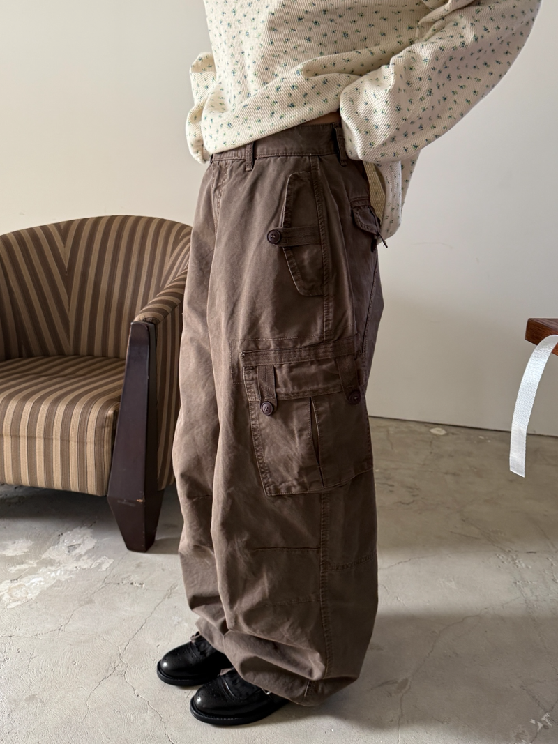 museum dyeing cargo pants
