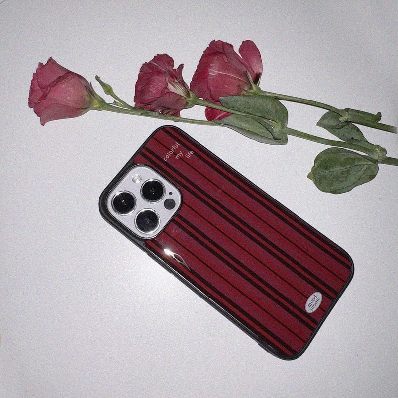 moodmoons（ムードムーンズ）の「[MADE]カラフルなレッドエポキシケース（スマホグッズ/小物）」