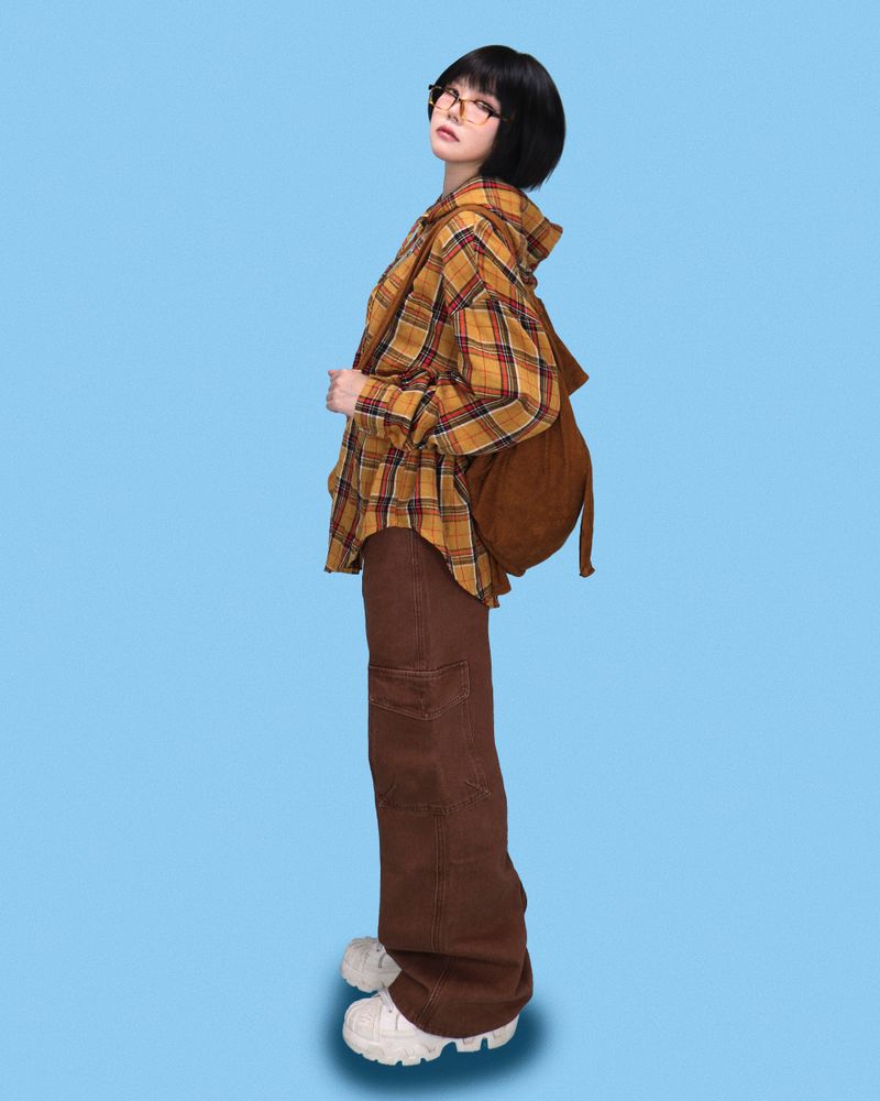 brown pocket cargo pants