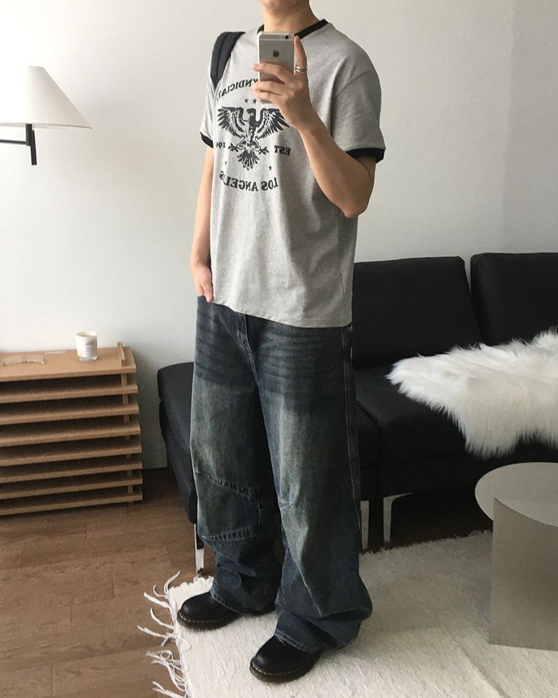 Mood Dark Blue Denim Pants