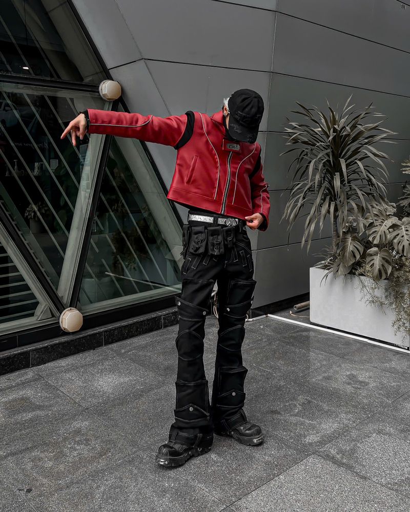 CARGO FLARE PANTS UPSIDE DOWN