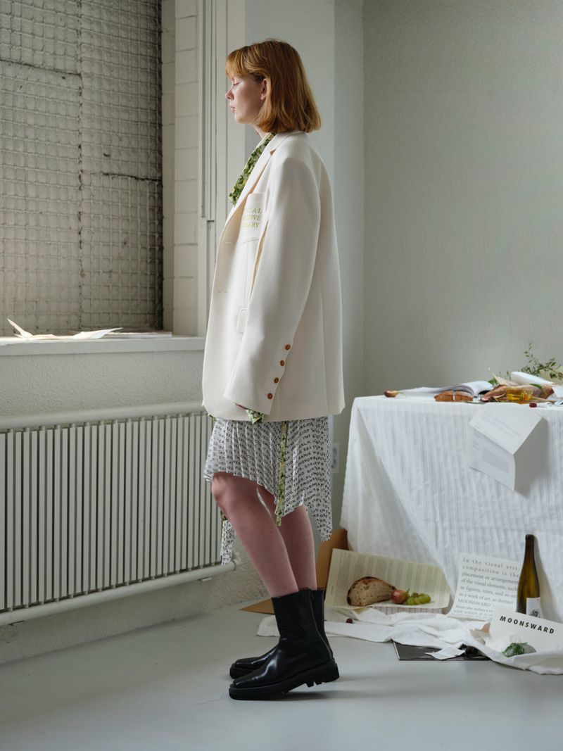 Cream Tailored Jacket