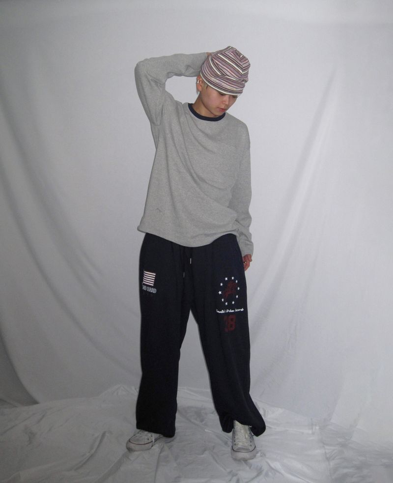 Pocket Contrast Ringer Long Sleeve T-Shirt(4c)