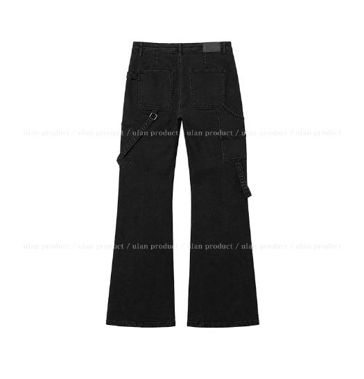More Belted Low Bootcut Pants
