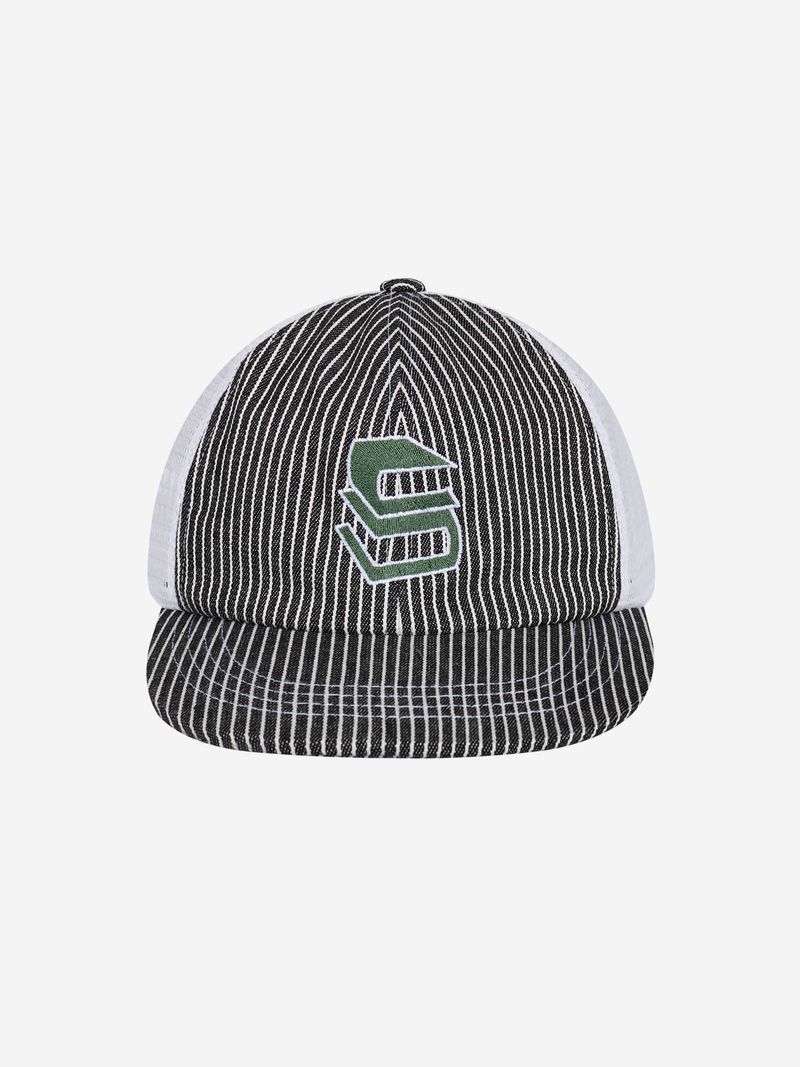 safarispot（サファリスポット）の「REC RUIT BOOKMARK DENIM MESH CAP (BLACK)（Hats）」