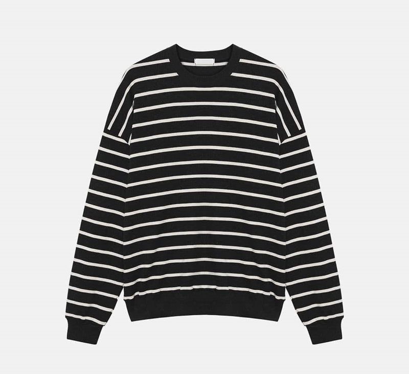 Jack Waffle Border Sweat Shirt (5color)