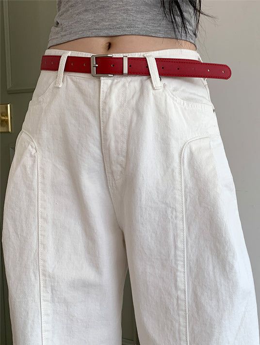 PELVIS PINTUCK BALLOON PANTS (3C)
