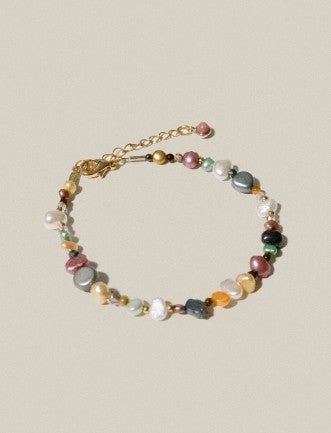 Multi Color Pearl Bracelet