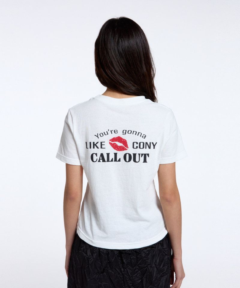 CALLOUT STANDARD TEE/ WHITE