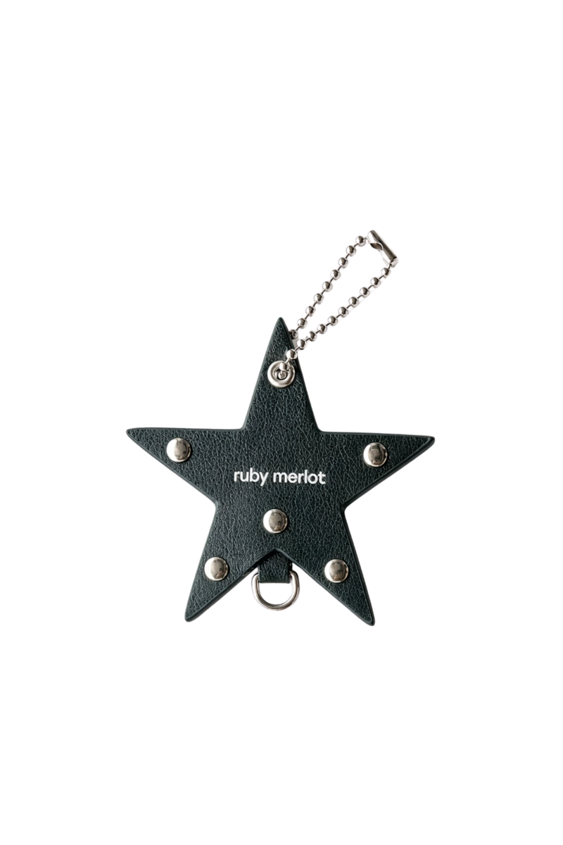 Star Leather Charm