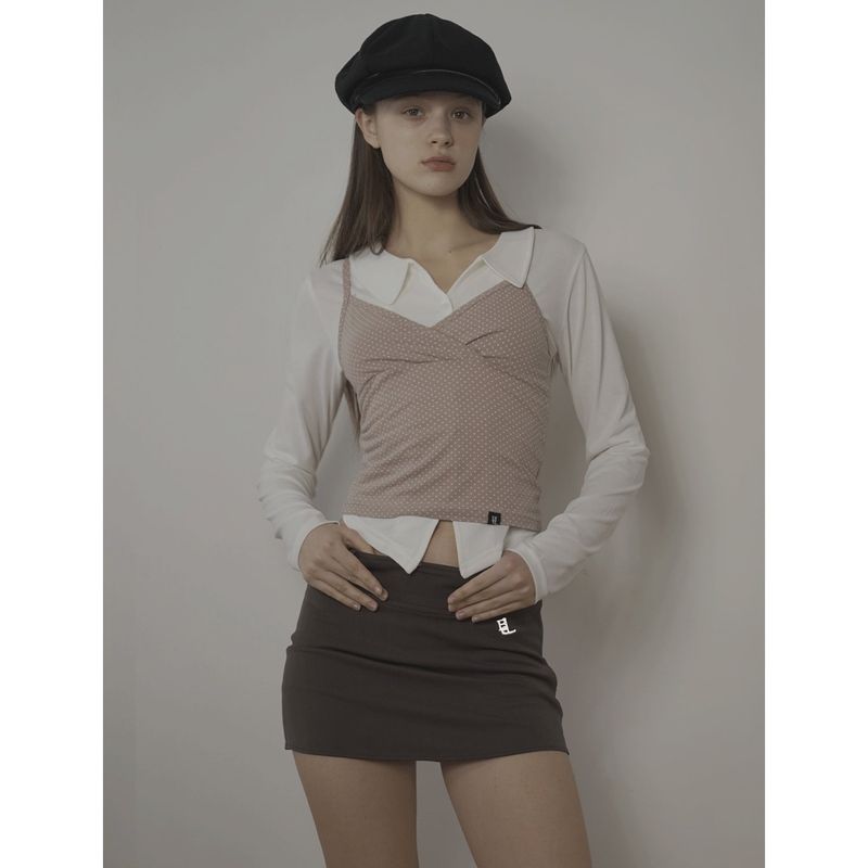 PALIN SEE-THROUGH SHIRT-IVORY