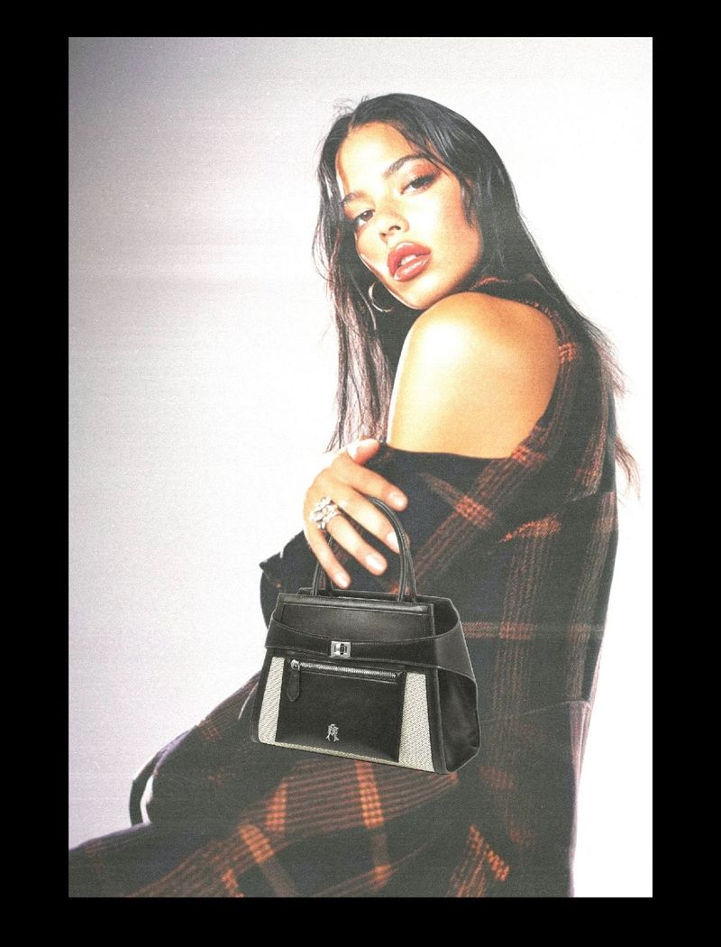 “VALLETTA”Patchwork Leather Handbag