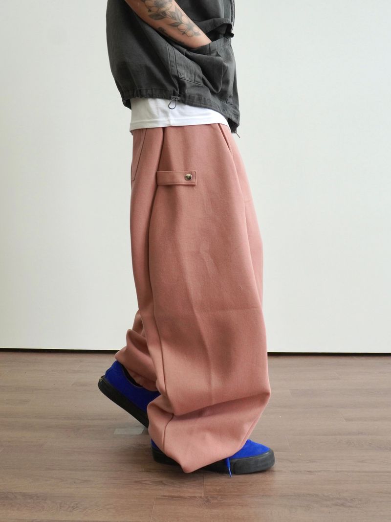 Pinch Side Snap Sweat Pants 6C