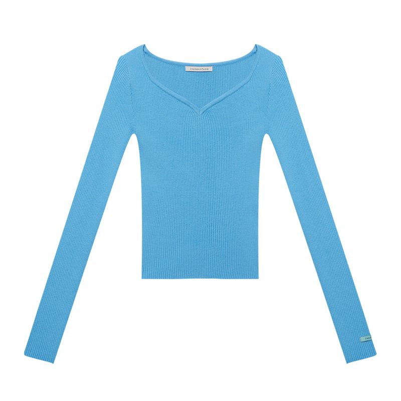 INSTANTFUNK（インスタントファンク）の「Heart-neck two-way sweater（Tops）」