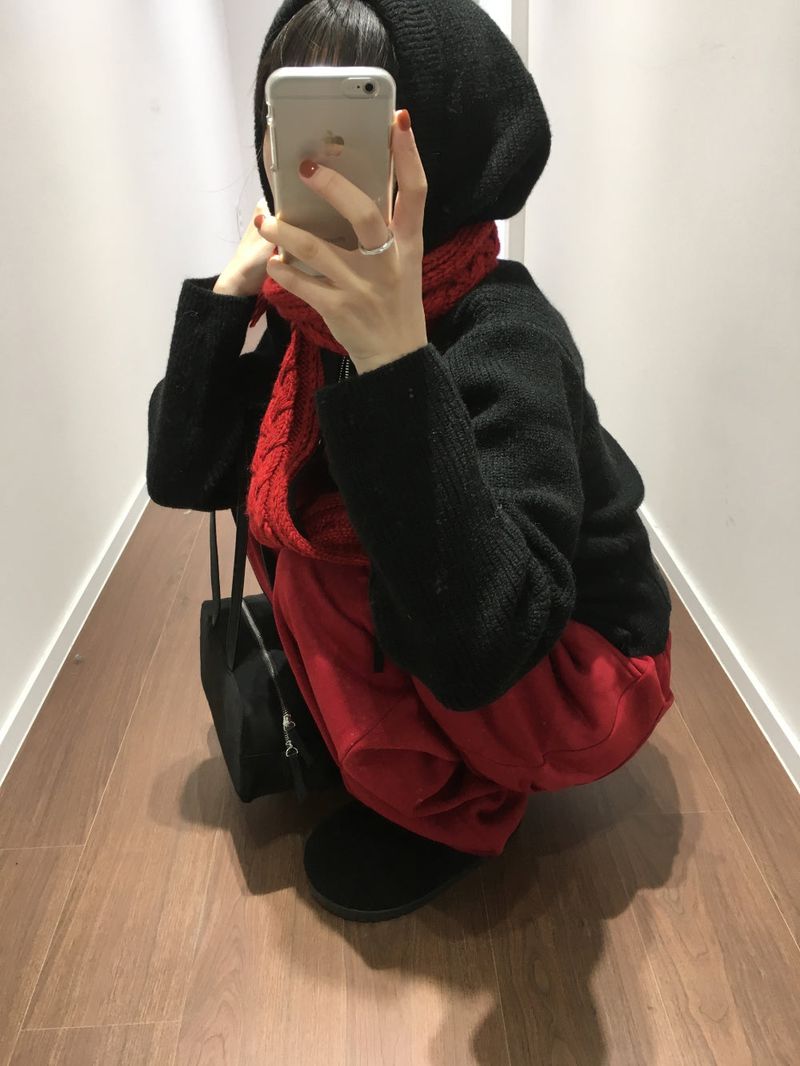 Knit Hoodie Zip-Up (3color)