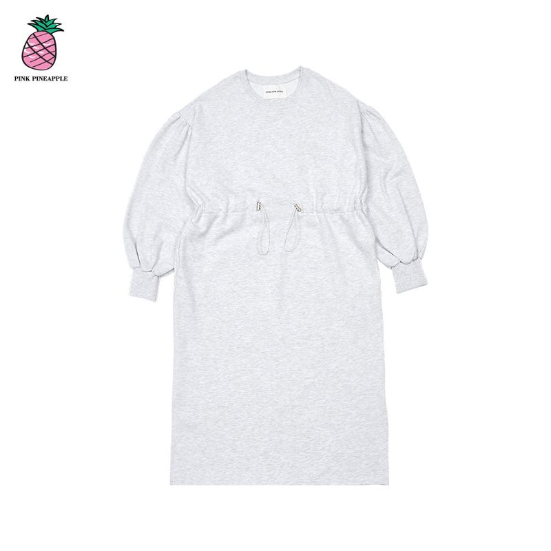 PUFF SLEEVE DRESS (2color)