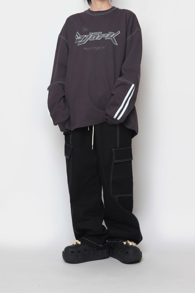 cut stitch cargo pants
