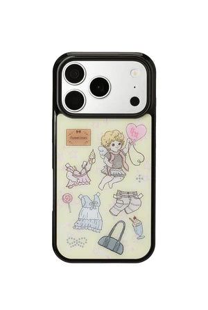 threetimes（スリータイムズ）の「【即日発送】Angel dress-up iphone case（Smartphone Accessories）」