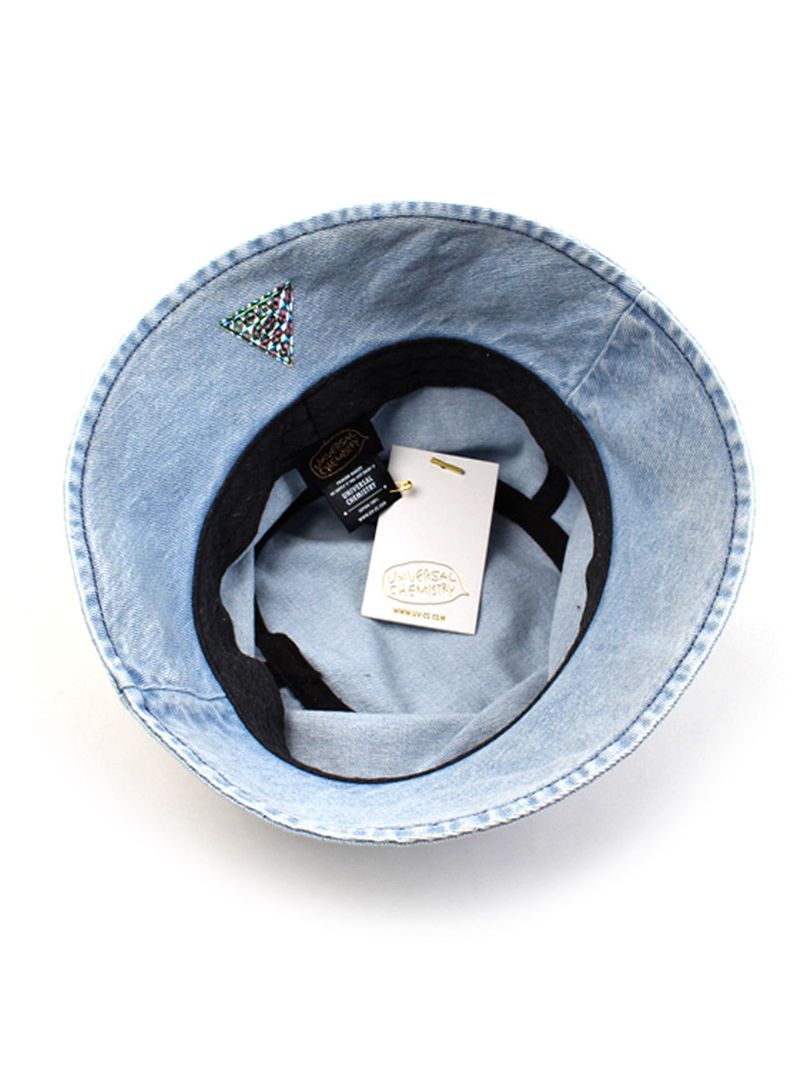 Washing Light Denim Bucket Hat
