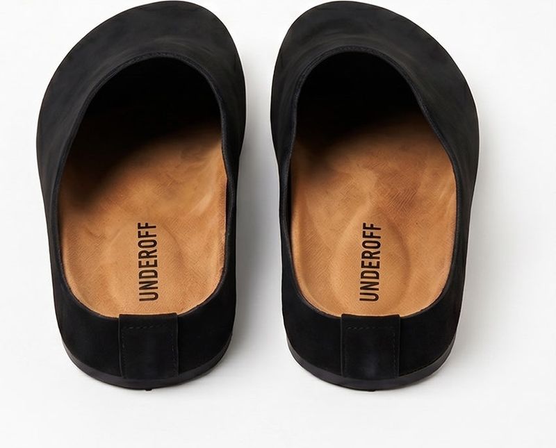 Suede Clogs Black