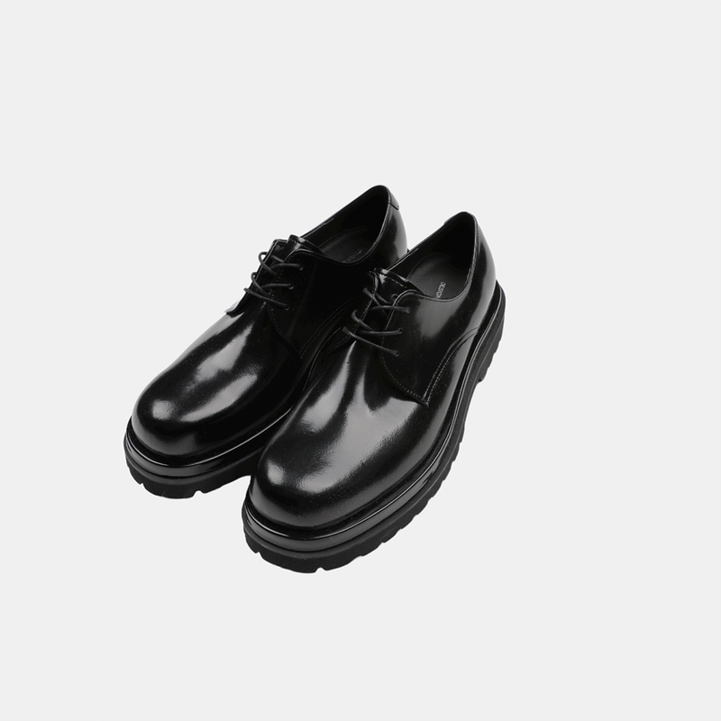 ASCLO Circle Derby Shoes (Black)