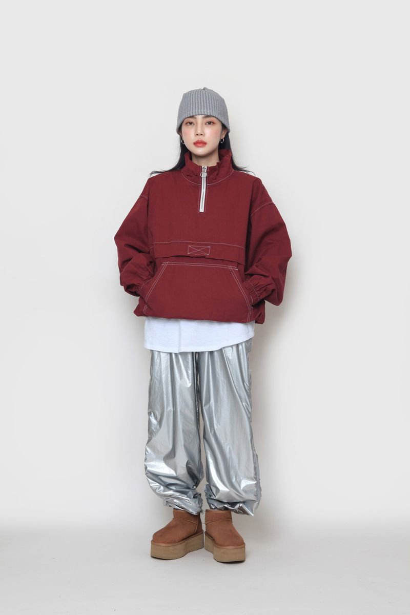 Stitch washing anorak