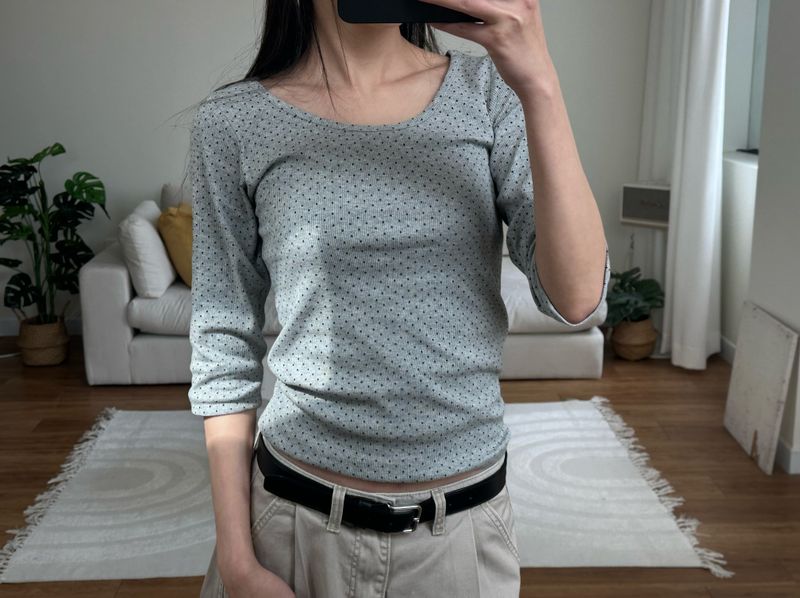 furbaby(ファーベイビー)の「classic polka dot tee(Tops)」