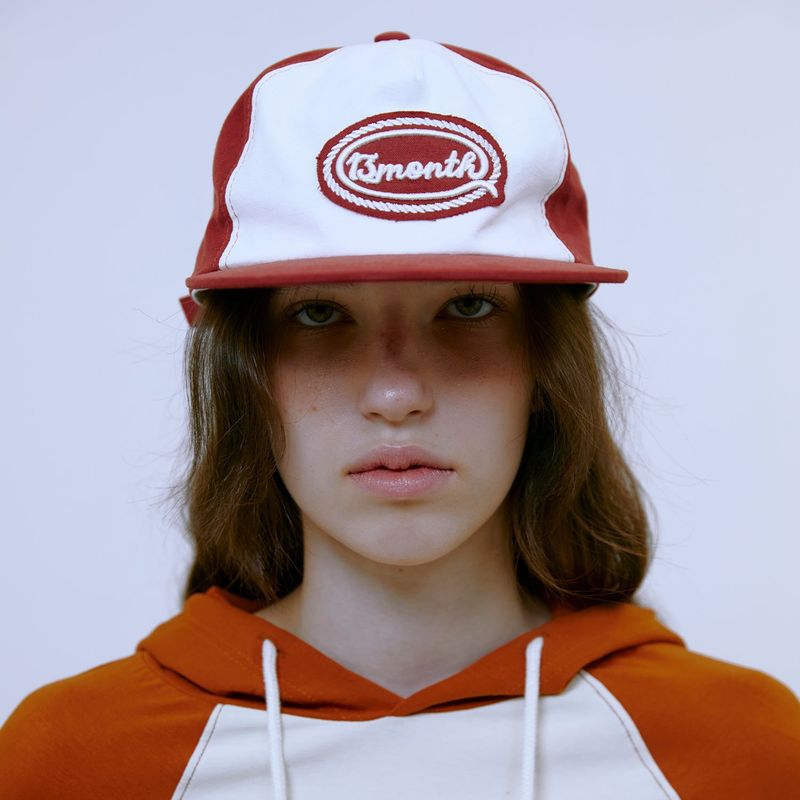 13MONTH(サーティーンマンス)の「Two-tone Logo Ball Cap (RED)(Hats)」