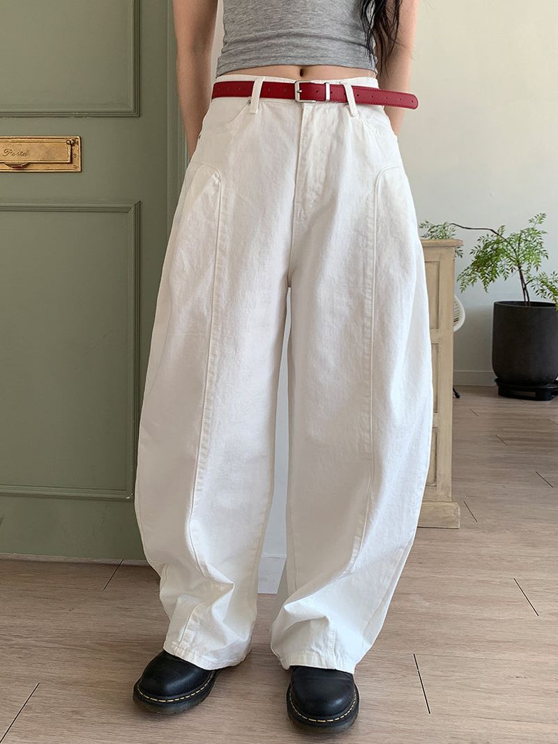 PELVIS PINTUCK BALLOON PANTS (3C)