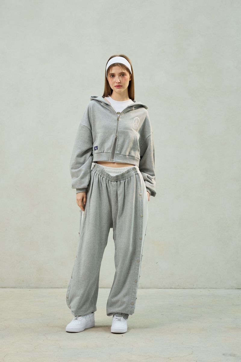 PITA SNAP OFF SWEAT PANTS / MELANGE
