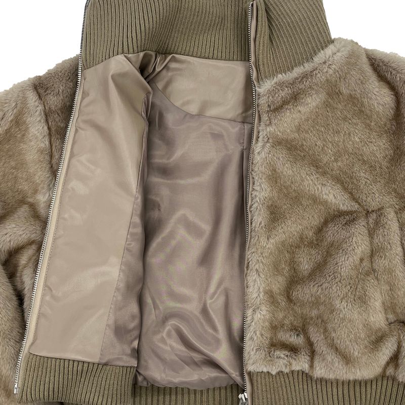 knit polar fur jumper