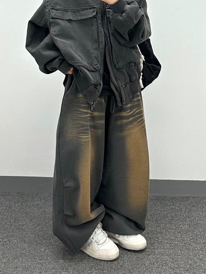 dirty smog jogger pants