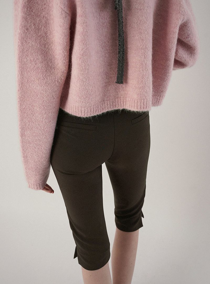 WITHOUTSUMMER（ウィズアウトサマー）の「Line capri pants_brown（Pants）」