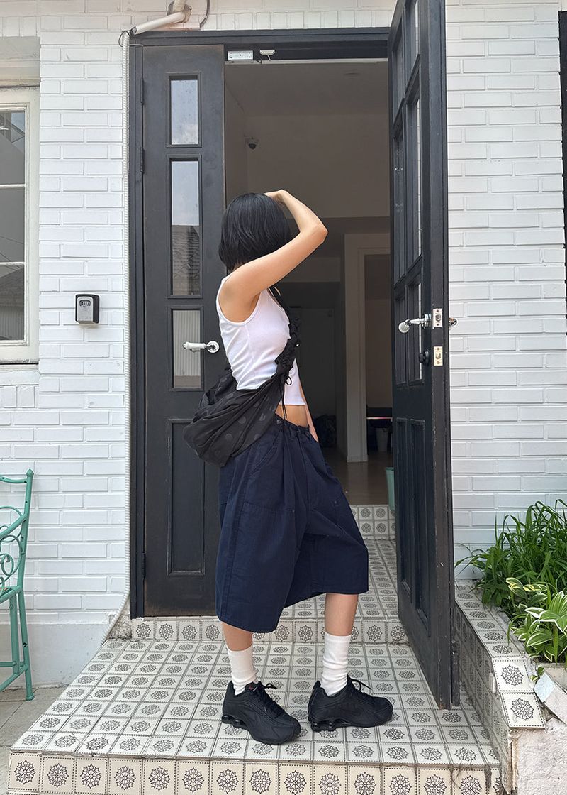 SNAP BERMUDA PANTS