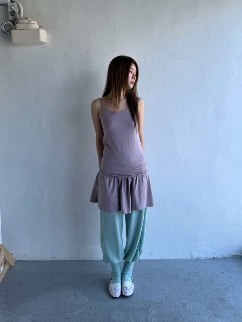 core shirring dress
