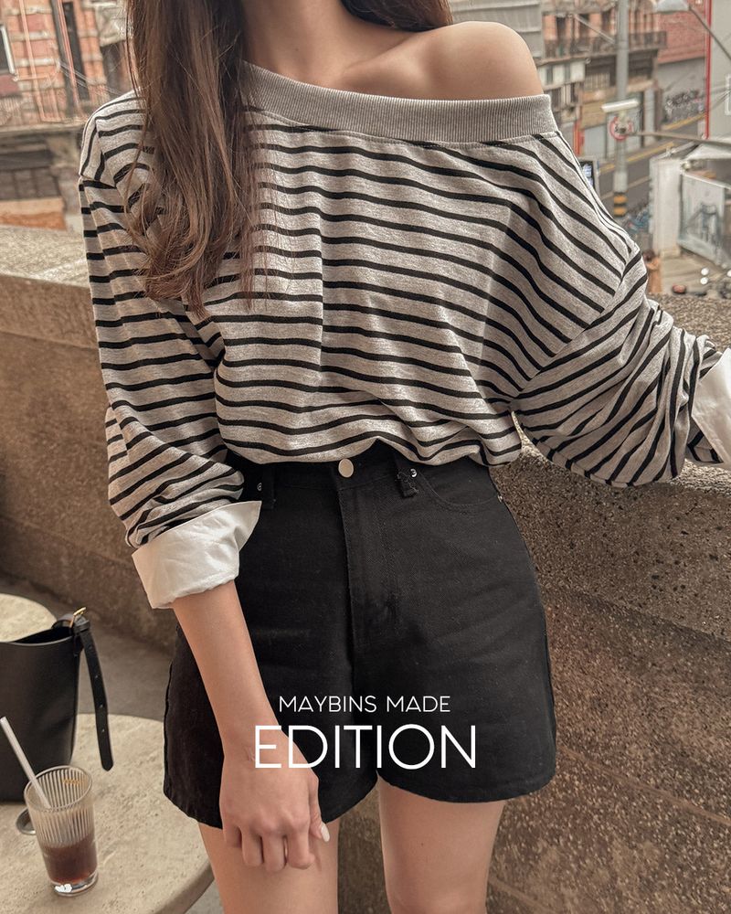 [MADE] Muen Stripe Sweatshirt