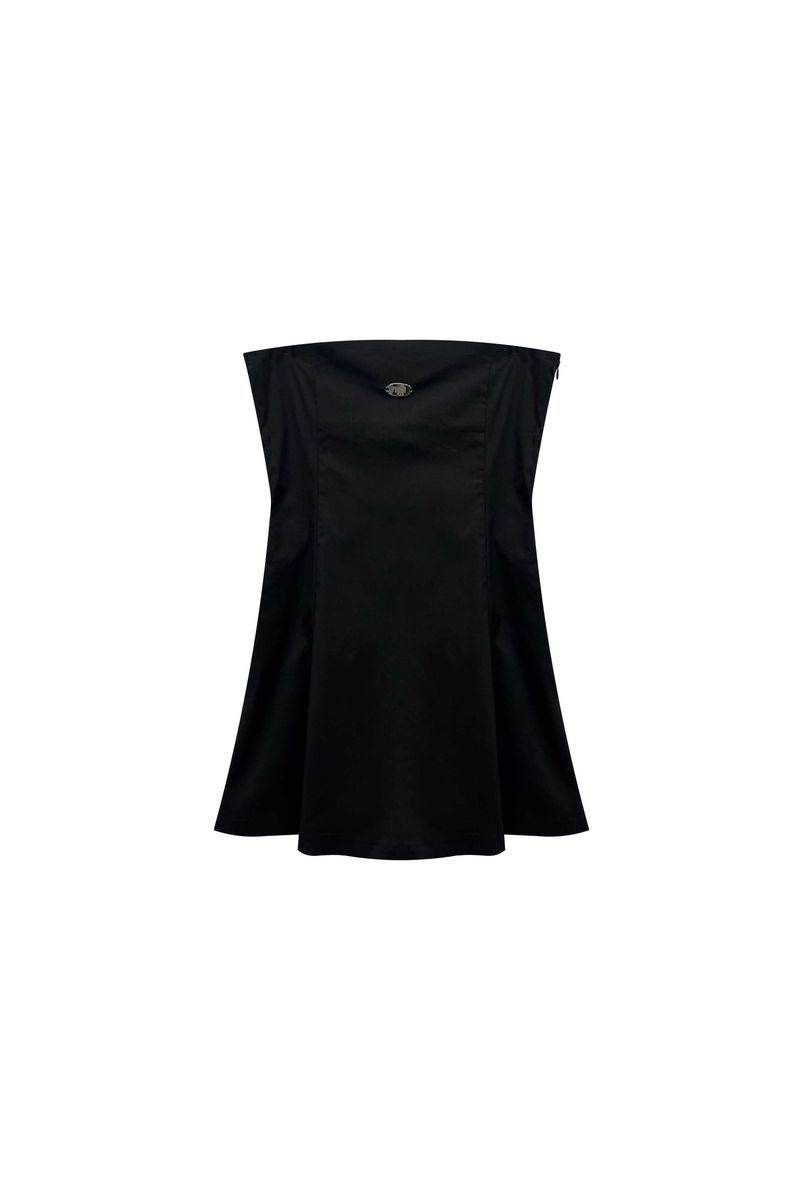 KITTEN MINI DRESS / BLACK