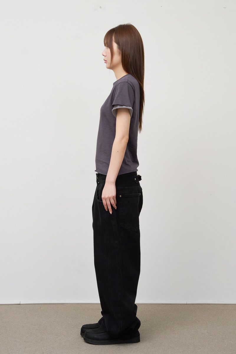 Loast Black Wide Denim