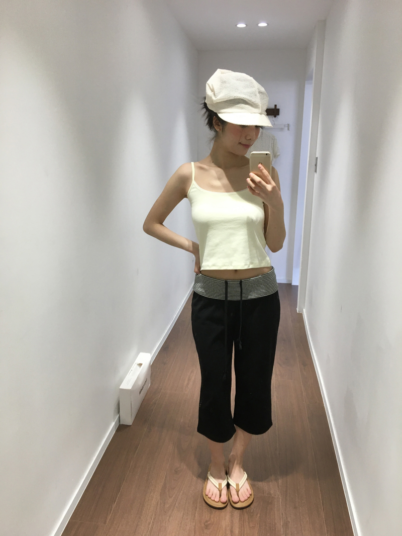 Over-banded Capri Pants (3color)