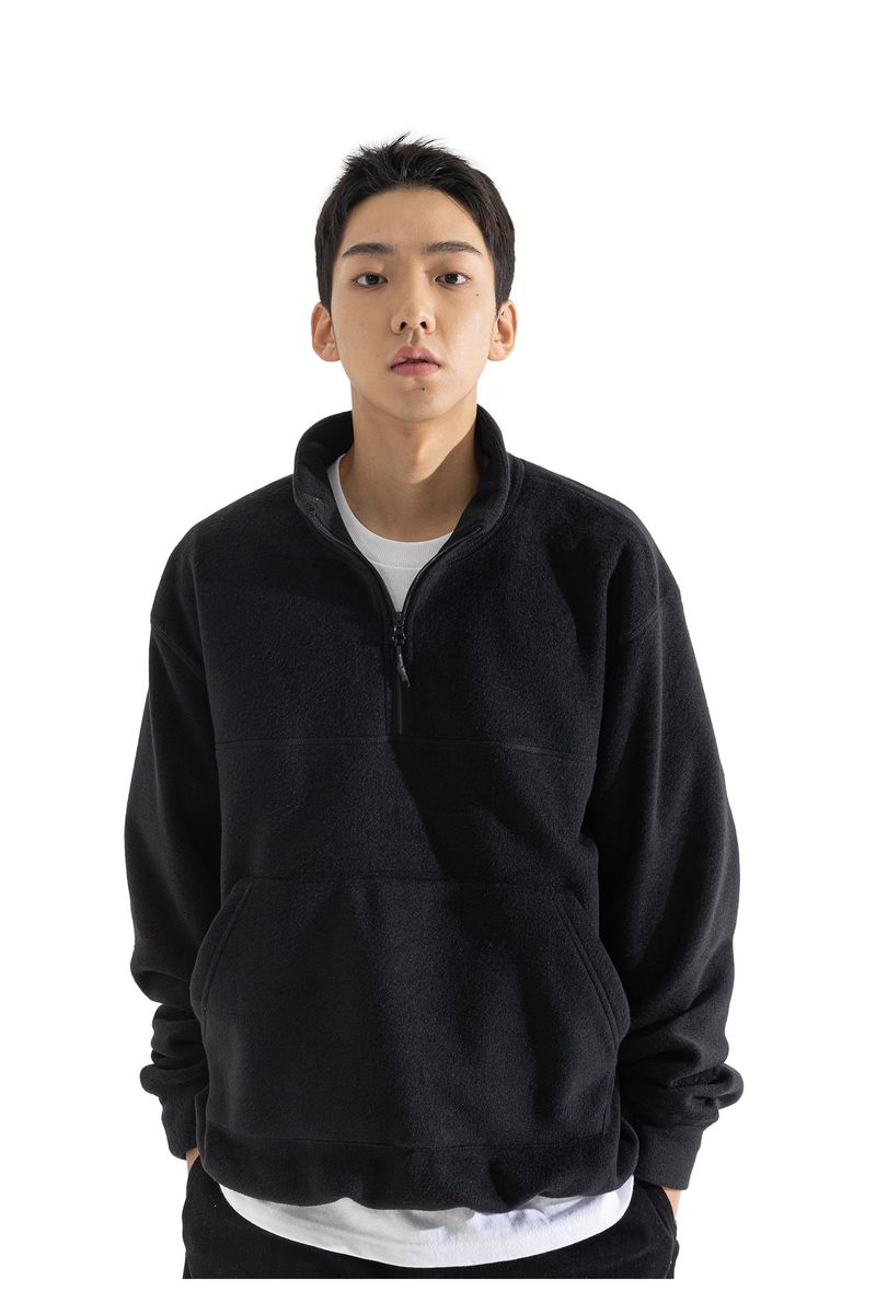 MASSNOUN(マスノウン)の「SL LOGO DOUBLE WARM FLEECE ANORAK(Tops)」